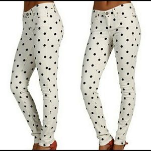 Paige Verdugo Ultra Skinny Polka Dot